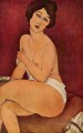 Desnudo sentado en un diván Amedeo Modigliani